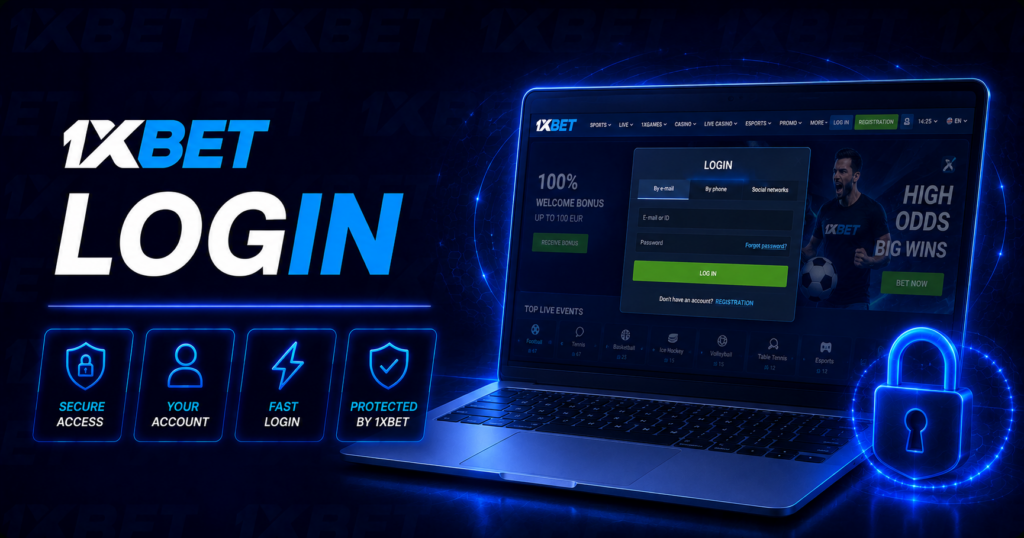 1xBet Login Steps